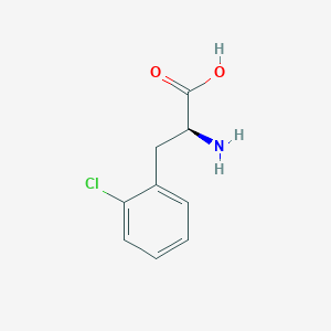 molecular formula C9H10ClNO2 B556779 2-Chloro-L-phenylalanine CAS No. 103616-89-3