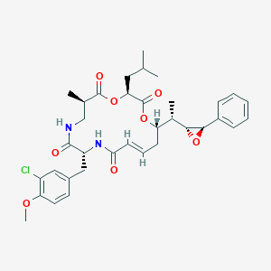 molecular formula C35H43ClN2O8 B055678 Cryptophycin CAS No. 124689-65-2