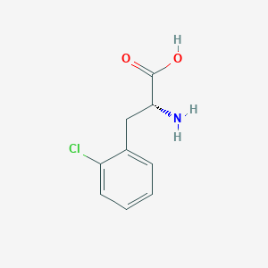molecular formula C9H10ClNO2 B556780 2-Chloro-D-phenylalanine CAS No. 80126-50-7