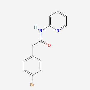 molecular formula C13H11BrN2O B5567935 2-(4-bromophenyl)-N-(pyridin-2-yl)acetamide 