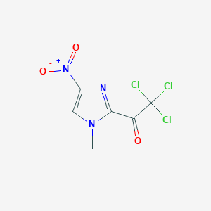 molecular formula C6H4Cl3N3O3 B556854 1-甲基-4-硝基-2-(三氯乙酰基)-1H-咪唑 CAS No. 120095-64-9