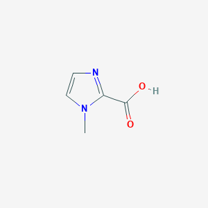 molecular formula C5H6N2O2 B556855 1-Methyl-1H-imidazole-2-carboxylic acid CAS No. 20485-43-2
