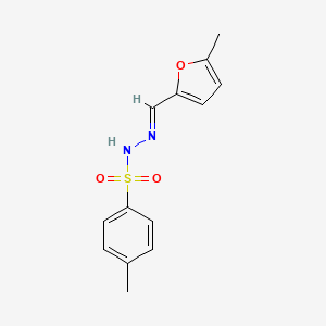 molecular formula C13H14N2O3S B5568603 4-methyl-N-[(E)-(5-methylfuran-2-yl)methylideneamino]benzenesulfonamide 