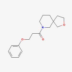 molecular formula C17H23NO3 B5568618 7-(3-phenoxypropanoyl)-2-oxa-7-azaspiro[4.5]decane 