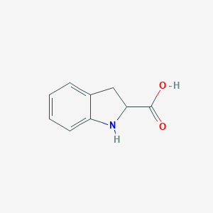 molecular formula C9H9NO2 B556871 吲哚啉-2-羧酸 CAS No. 78348-24-0