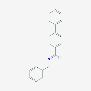 molecular formula C20H17N B055688 N-(4-Phenylbenzylidene)benzylamine CAS No. 118578-71-5