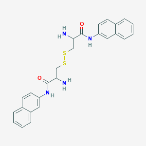 molecular formula C26H26N4O2S2 B556892 Cystine-di-beta-naphthylamide CAS No. 1259-69-4
