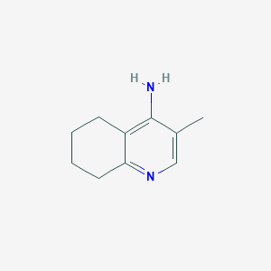 molecular formula C10H14N2 B055690 3-Methyl-5,6,7,8-tetrahydroquinolin-4-amine CAS No. 120738-18-3