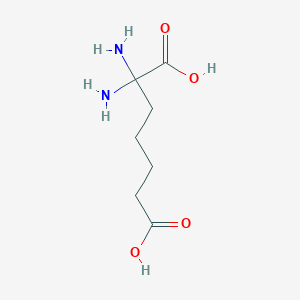 molecular formula C7H14N2O4 B556902 2,2-Diaminoheptanedioic acid CAS No. 2577-62-0