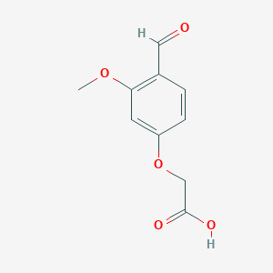 2-(4-Formyl-3-methoxyphenoxy)acetic acid