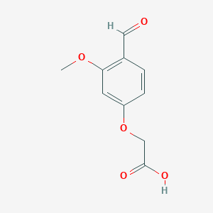 molecular formula C10H10O5 B556907 2-(4-Formyl-3-methoxyphenoxy)acetic acid CAS No. 84969-24-4