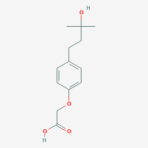 molecular formula C13H18O4 B556908 [4-(3-Hydroxy-3-methylbutyl)phenoxy]acetic acid CAS No. 101268-32-0