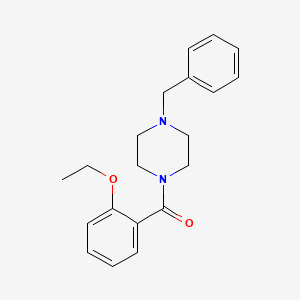 molecular formula C20H24N2O2 B5569099 (4-BENZYLPIPERAZINO)(2-ETHOXYPHENYL)METHANONE 