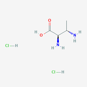 molecular formula C4H12Cl2N2O2 B556911 (2R,3S)-2,3-diaminobutanoic Acid Dihydrochloride CAS No. 648922-13-8