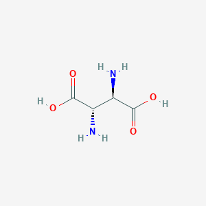 molecular formula C4H8N2O4 B556924 (2R,3S)-2,3-Diaminosuccinic acid CAS No. 23220-52-2