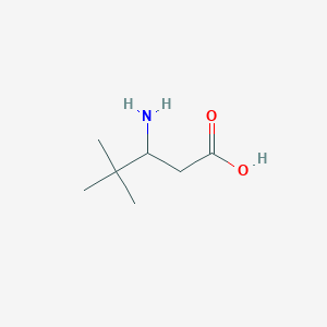 molecular formula C7H15NO2 B556944 3-Amino-4,4-dimethylpentanoic acid CAS No. 204191-43-5