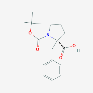 molecular formula C17H23NO4 B556952 Boc-(S)-alpha-benzyl-proline CAS No. 706806-61-3