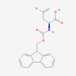 molecular formula C20H18BrNO4 B556961 Fmoc-L-2-Amino-4-bromo-4-pentenoic acid CAS No. 220497-60-9