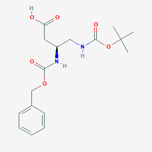 molecular formula C17H24N2O6 B556977 Z-D-Dbu(Boc)-OH CAS No. 96186-30-0