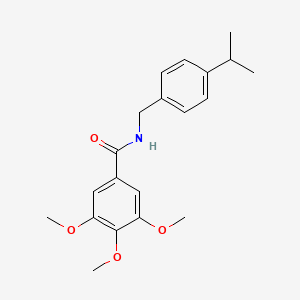 molecular formula C20H25NO4 B5569781 Cambridge id 5924163 CAS No. 5924-16-3