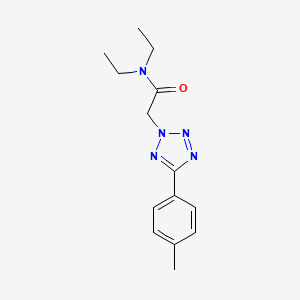 N,N-diethyl-2-[5-(4-methylphenyl)-2H-tetrazol-2-yl]acetamide