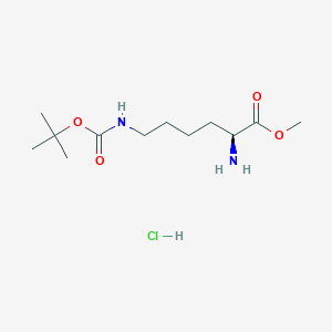 molecular formula C12H25ClN2O4 B556985 H-Lys(Boc)-OMe hydrochloride CAS No. 2389-48-2