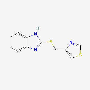 B5569909 2-[(1,3-thiazol-4-ylmethyl)thio]-1H-benzimidazole CAS No. 92590-01-7