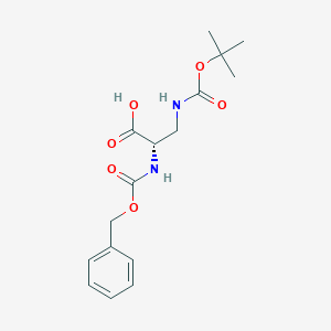 molecular formula C16H22N2O6 B557005 L-N-Cbz-3-N-Boc-Amino-alanine CAS No. 16947-84-5