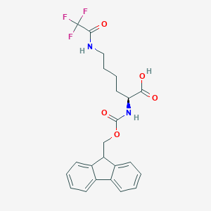 molecular formula C23H23F3N2O5 B557018 Fmoc-Lys(Tfa)-OH CAS No. 76265-69-5