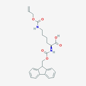 molecular formula C25H28N2O6 B557022 Fmoc-Lys(Alloc)-OH CAS No. 146982-27-6