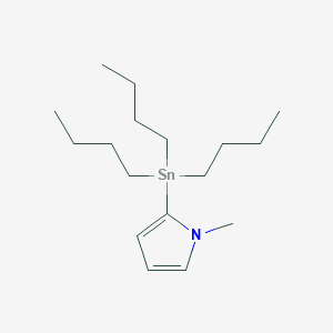 molecular formula C17H33NSn B055704 1-甲基-2-(三丁基锡基)吡咯 CAS No. 118486-97-8