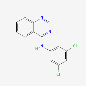 molecular formula C14H9Cl2N3 B5570581 N-(3,5-dichlorophenyl)quinazolin-4-amine 