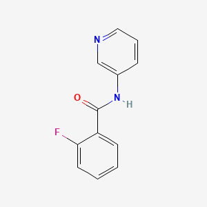 molecular formula C12H9FN2O B5570633 2-fluoro-N-(pyridin-3-yl)benzamide 