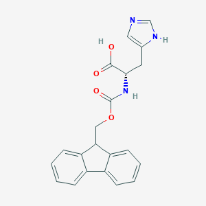 molecular formula C21H19N3O4 B557084 FMOC-L-Histidine CAS No. 116611-64-4