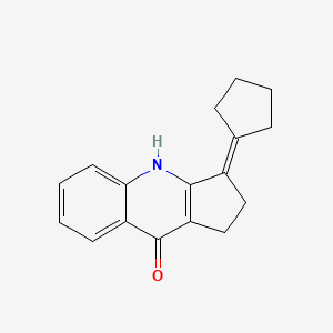 molecular formula C17H17NO B5570901 3-CYCLOPENTYLIDENE-1H,2H,4H-CYCLOPENTA[B]QUINOLIN-9-ONE 