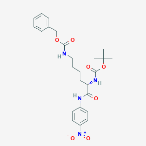 molecular formula C25H32N4O7 B557092 Boc-lys(Z)-pna 