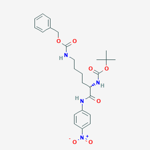 molecular formula C25H32N4O7 B557092 Boc-lys(Z)-pna CAS No. 51078-31-0