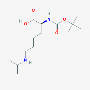 molecular formula C14H28N2O4 B557095 Boc-lys(ipr)-OH CAS No. 66880-55-5