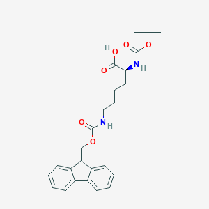 molecular formula C26H32N2O6 B557097 Boc-Lys(Fmoc)-OH CAS No. 84624-27-1