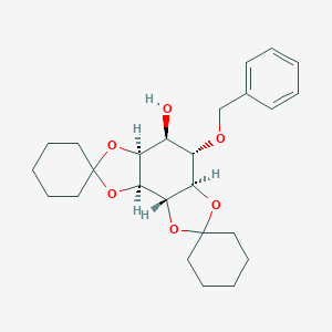 molecular formula C25H34O6 B055710 4-O-Benzyl-1,2:5,6-Di-o-Cyclohexylidene-L-Myo-Inositol CAS No. 124601-98-5