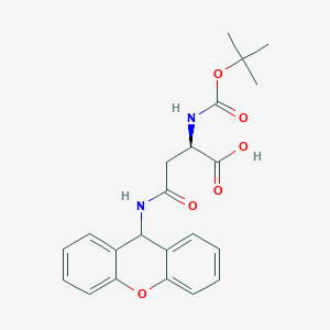 molecular formula C22H24N2O6 B557118 Boc-D-Asn(Xan)-OH CAS No. 200192-48-9