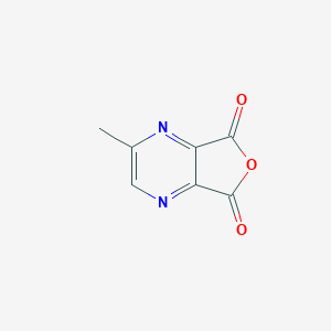 molecular formula C7H4N2O3 B055713 2-Methylfuro[3,4-b]pyrazine-5,7-dione CAS No. 122942-34-1