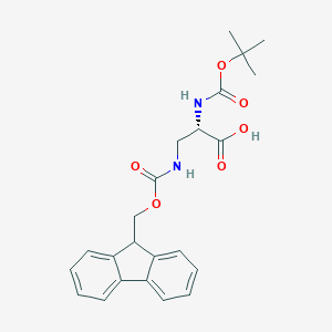 molecular formula C23H26N2O6 B557130 Boc-Dap(Fmoc)-OH CAS No. 122235-70-5