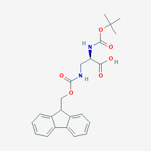 molecular formula C23H26N2O6 B557131 Boc-D-Dap(Fmoc)-OH CAS No. 131570-56-4