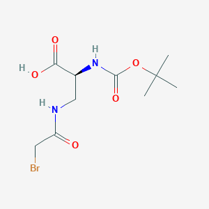 (S)-3-(2-Bromoacetamido)-2-((tert-butoxycarbonyl)amino)propanoic acid