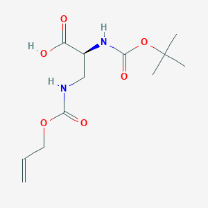 (S)-3-(((Allyloxy)carbonyl)amino)-2-((tert-butoxycarbonyl)amino)propanoic acid