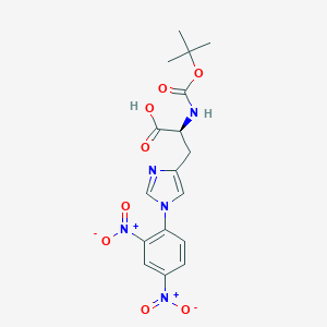 molecular formula C17H19N5O8 B557148 Boc-His(Dnp)-OH CAS No. 25024-53-7