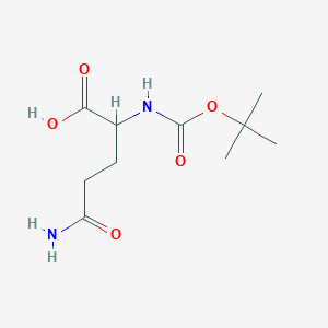 molecular formula C10H18N2O5 B557155 Boc-Gln-OH CAS No. 13726-85-7
