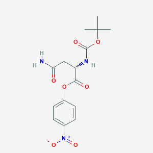 molecular formula C15H19N3O7 B557156 Boc-Asn-ONp CAS No. 4587-33-1