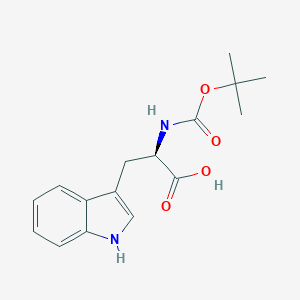 molecular formula C16H20N2O4 B557161 N-[(tert-Butoxy)carbonyl]-D-tryptophan CAS No. 5241-64-5